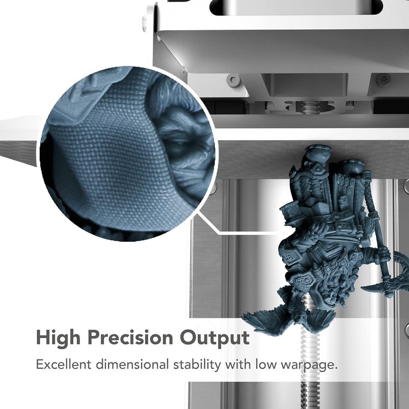 Phrozen Aqua Gray 8K 3D Printing Resin, Designed to Showcase Highly Detailed 3D Models & Works Best with 8K 3D LCD Printers (1KG) - Image 4